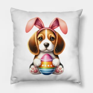 Easter Beagle Dog Pillow