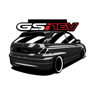 Black Opel Astra GSI T-Shirt