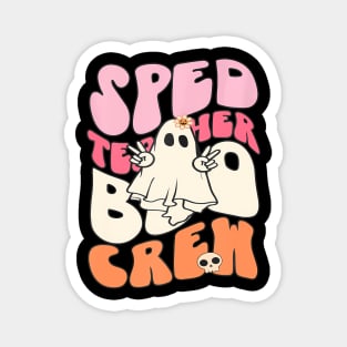 Sped Teacher Boo Crew Halloween Costume Sped Ed Team Magnet