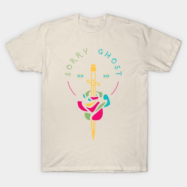 Sorry Ghost Sword & Rose - Sorry Ghost - T-Shirt | TeePublic