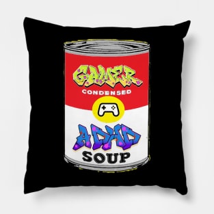 Adhd Gamer Soup 23 Pillow