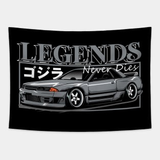 jdm car tshirt Tapestry