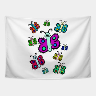 Funny Butterfly Tapestry