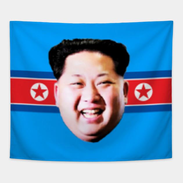 Kim Jong Un Dprk Flag Kim Jong Un Gobelin Teepublic Pl