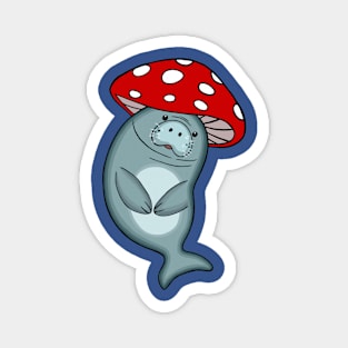 Manatee Mushie Magnet