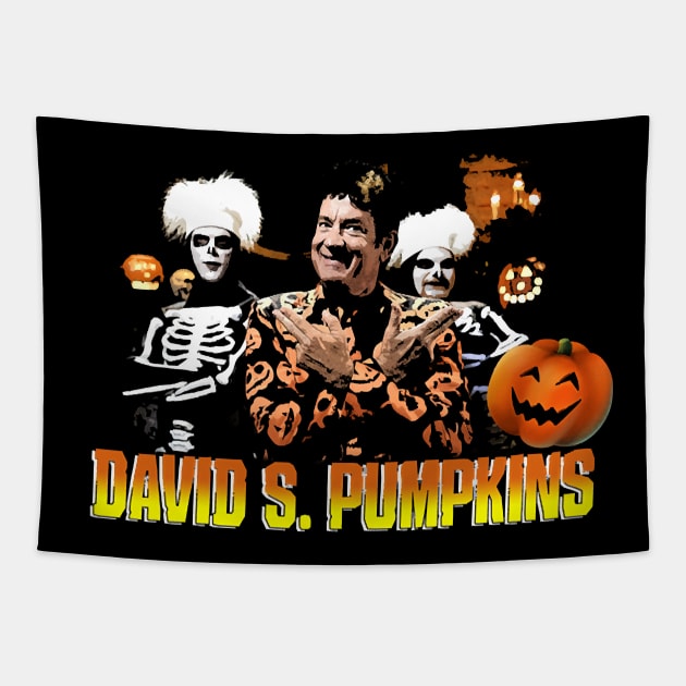 David S Pumpkins from SNL and Tom Hanks Tapestry by susanlguinn