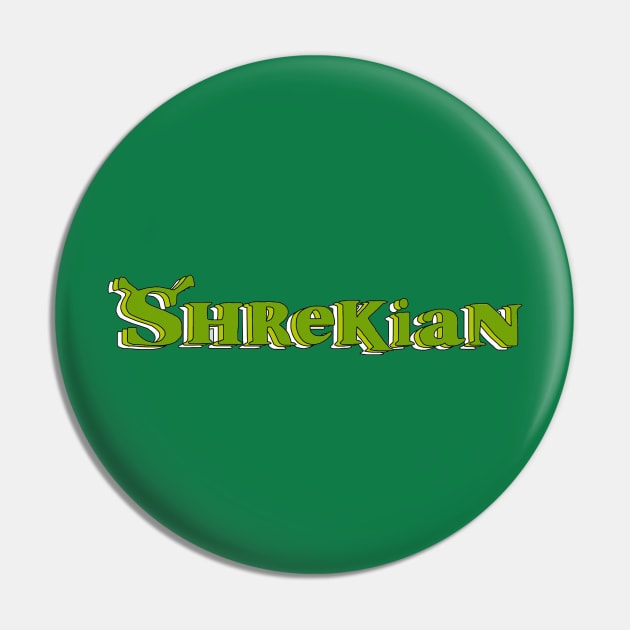 Shrekian Pin by The Bechdel Cast