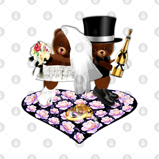 Wedding Celebration Bears by KC Morcom aka KCM Gems n Bling aka KCM Inspirations