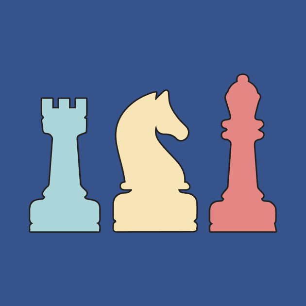 Chess pieces by annacush