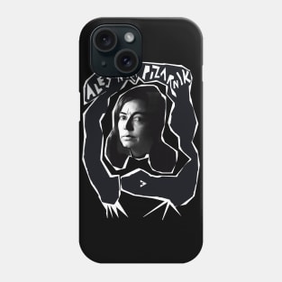 Alejandra Pizarnik in Black and White Phone Case