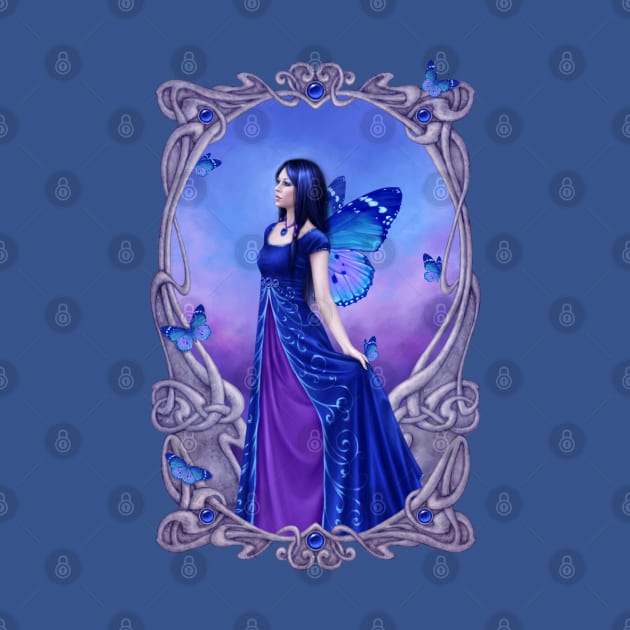 Sapphire Birthstone Fairy by silverstars