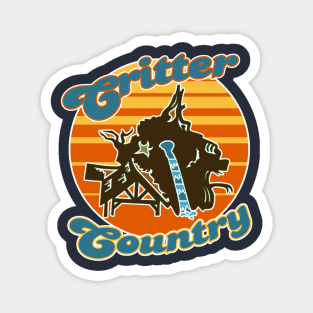 Splash Mountain / Critter Country 70s Vintage Design Magnet