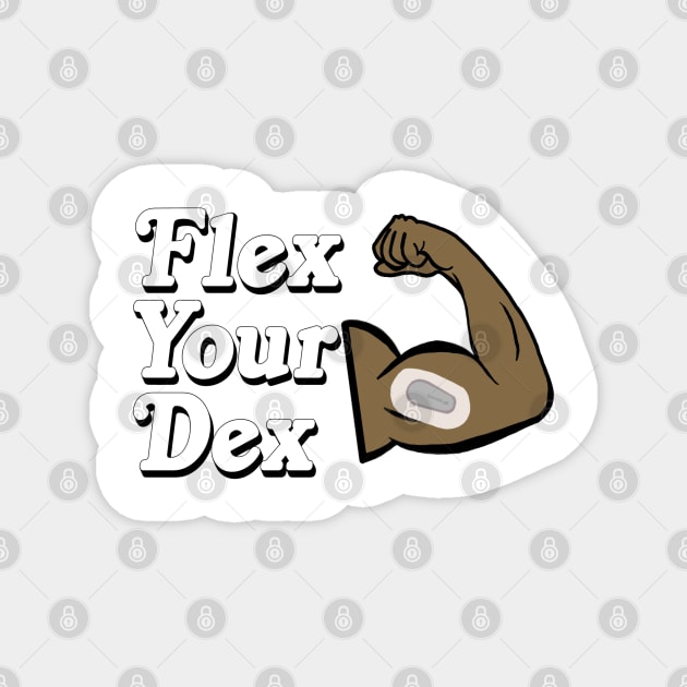 Flex Your Dex Magnet by CatGirl101