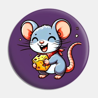 Sweet Mouse with Cheese Pin