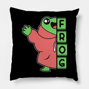 Funny Cool Frog Pillow