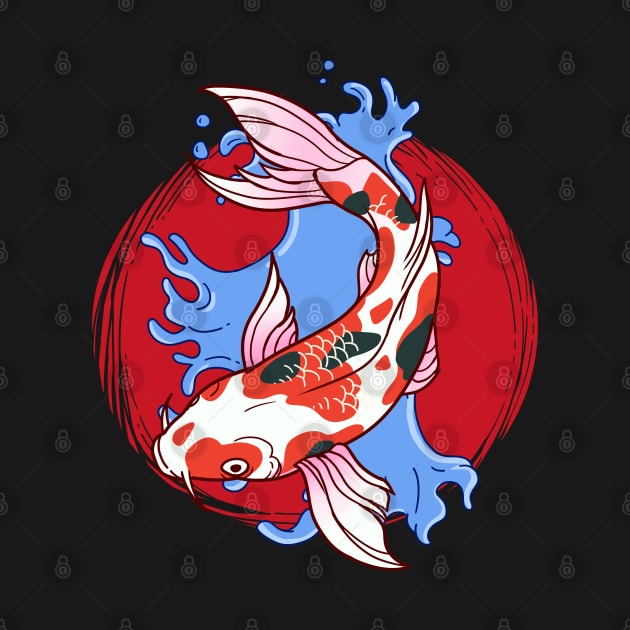 Koi Carp Garden Pond by Linco