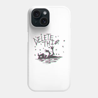 DELETE THIS undead demon rotting with flies with fake aesthetic 3d Phone Case