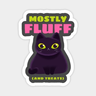 Mostly Fluff and Treats Chunky Cat Magnet