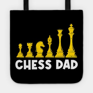 Cool Chess Art For Dad Father Chess Club Lovers Players Pawn Tote