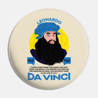 Leonardo Da Vinci Anti War Quote Ukraine Inspired Pin