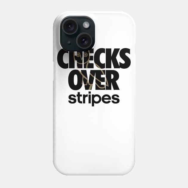 CHECKS OVER STRIPES Phone Case by YourLuckyTee