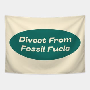 Divest From Fossil Fuels Tapestry