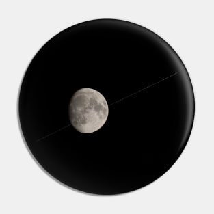 International Space Station transiting the Moon Pin