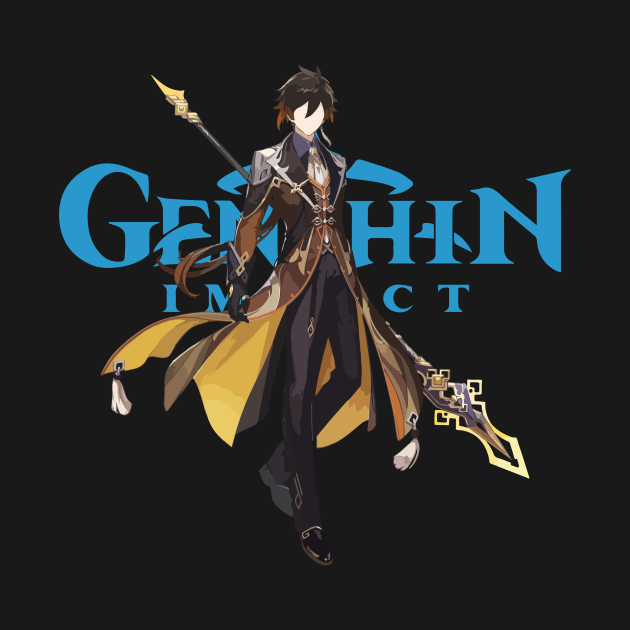 Genshin Impact Zhongli by Rendigart