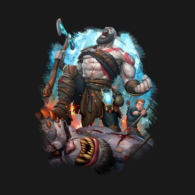 God of War by PatrickBrownArt