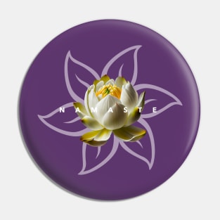 Namaste Spiritual Mandala Pin