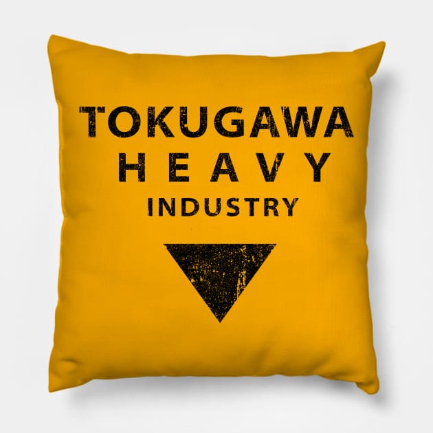 Tokugawa Heavy Industry (Variant) Pillow by huckblade