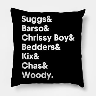 Madness / Classic Line Up List Design Pillow