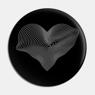 heart lines design Pin