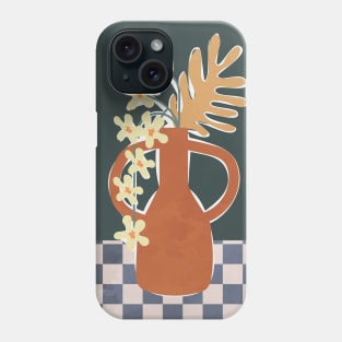 Pottery Flowers Table 3 Phone Case