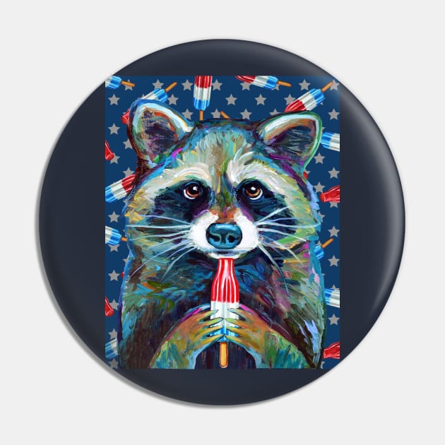 Raccoon with ROCKET POP by Robert Phelps Pin by RobertPhelpsArt