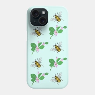 honeysuckle & bumble bee Phone Case