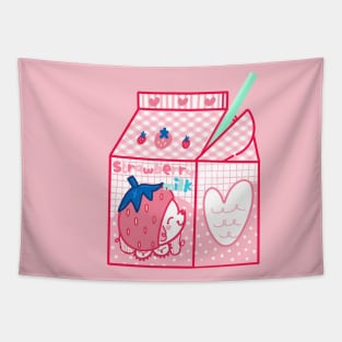 Strawberry Milk Tapestry