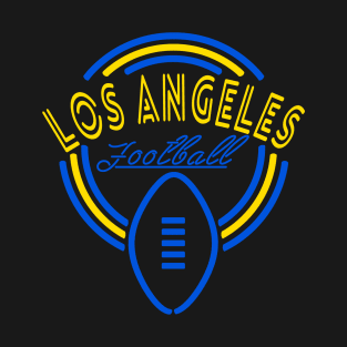 Neon Sign Los Angeles Football T-Shirt