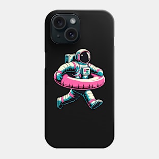 Pool Party Astronaut Pink Float Funny Space Phone Case