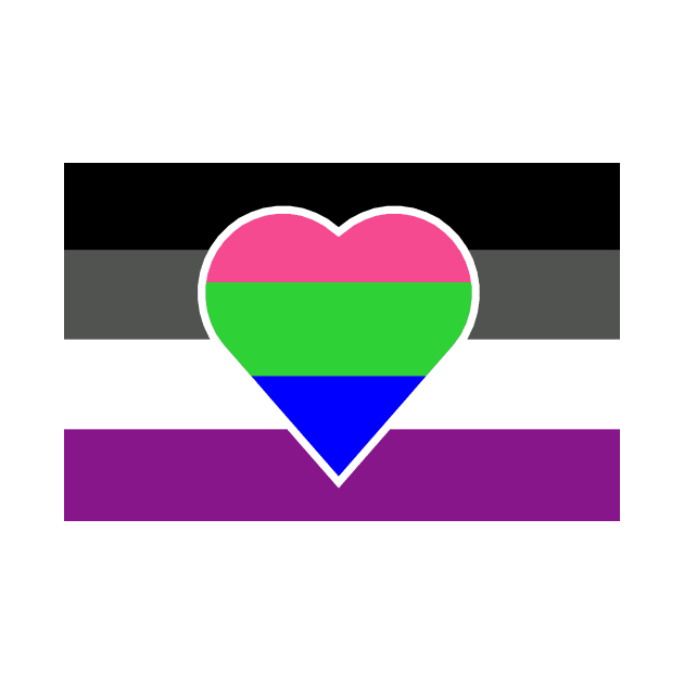 Polyromantic Asexual Flag by DisneyFanatic23