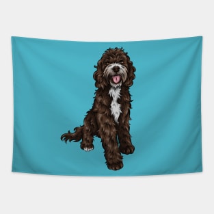 Cute Sproodle Dog Tapestry