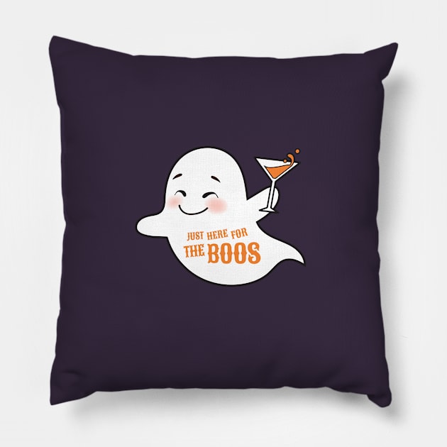 Just Here For The Boos Pillow by Heyday Threads