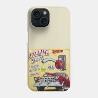 Filling Station, 1950's Style Phone Case