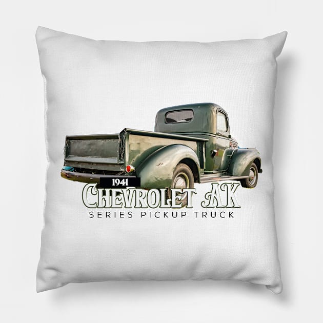 1941 Chevrolet AK Series Pickup Truck Pillow by Gestalt Imagery