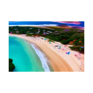 Beach with Trees and Sea T-Shirt