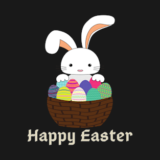 Easter Bunny Egg Basket Easter T-Shirt