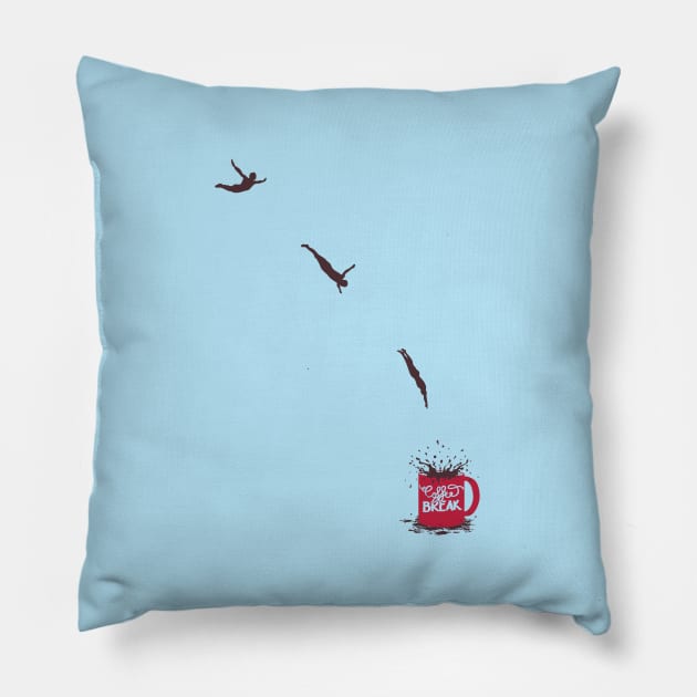 Coffee Break Pillow by opippi