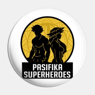 Pasifika Superheroes Pin