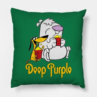 Dog purple Pillow