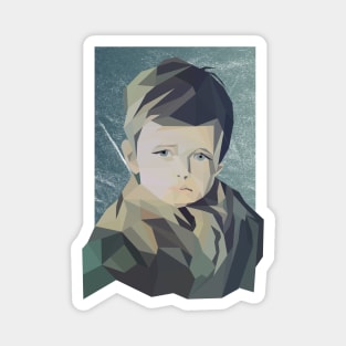 The Crying Boy Magnet